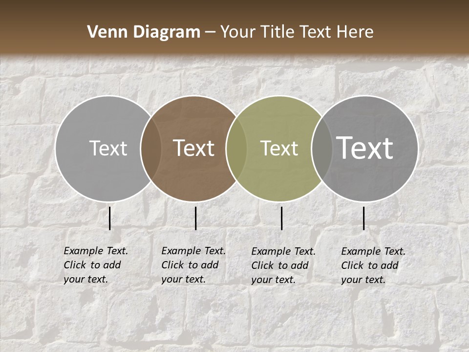 Limestone Masonry Stone PowerPoint Template