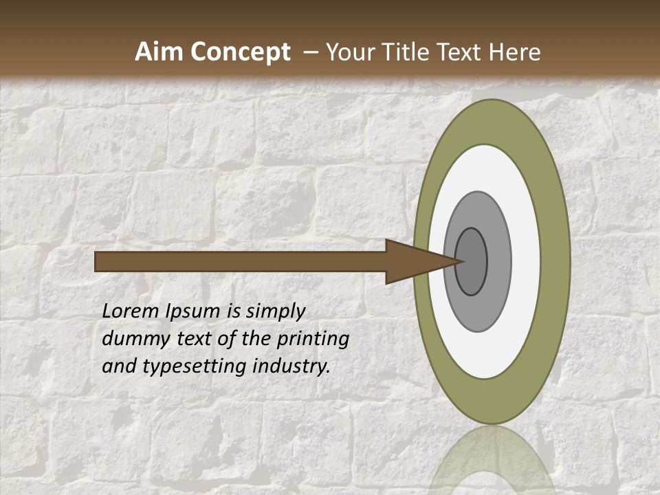 Limestone Masonry Stone PowerPoint Template
