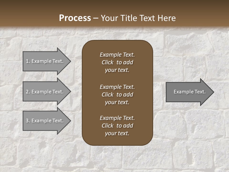 Limestone Masonry Stone PowerPoint Template
