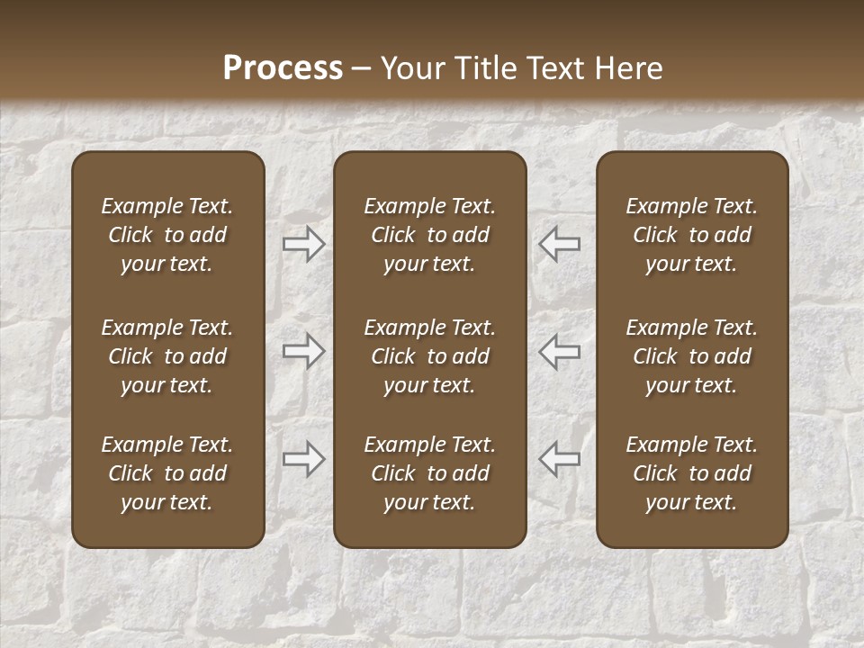 Limestone Masonry Stone PowerPoint Template