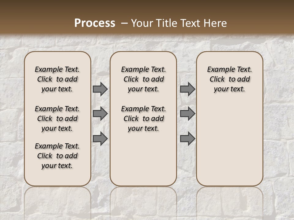 Limestone Masonry Stone PowerPoint Template