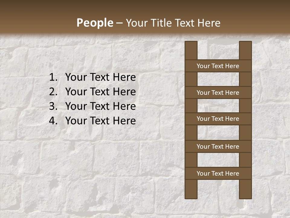 Limestone Masonry Stone PowerPoint Template