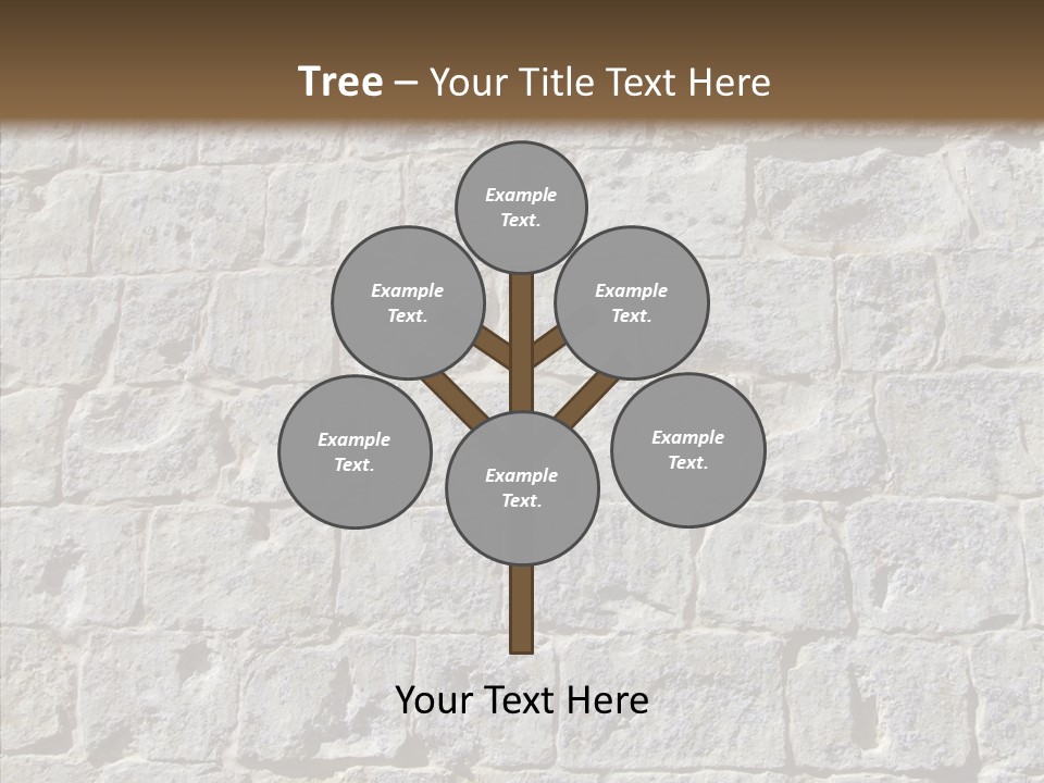 Limestone Masonry Stone PowerPoint Template