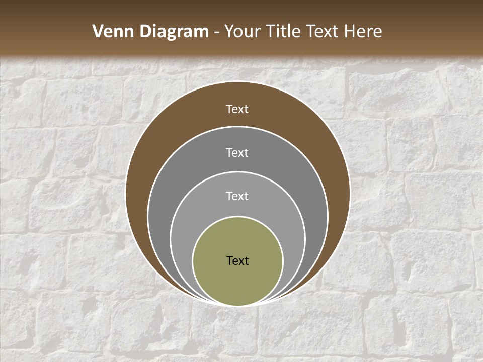 Limestone Masonry Stone PowerPoint Template