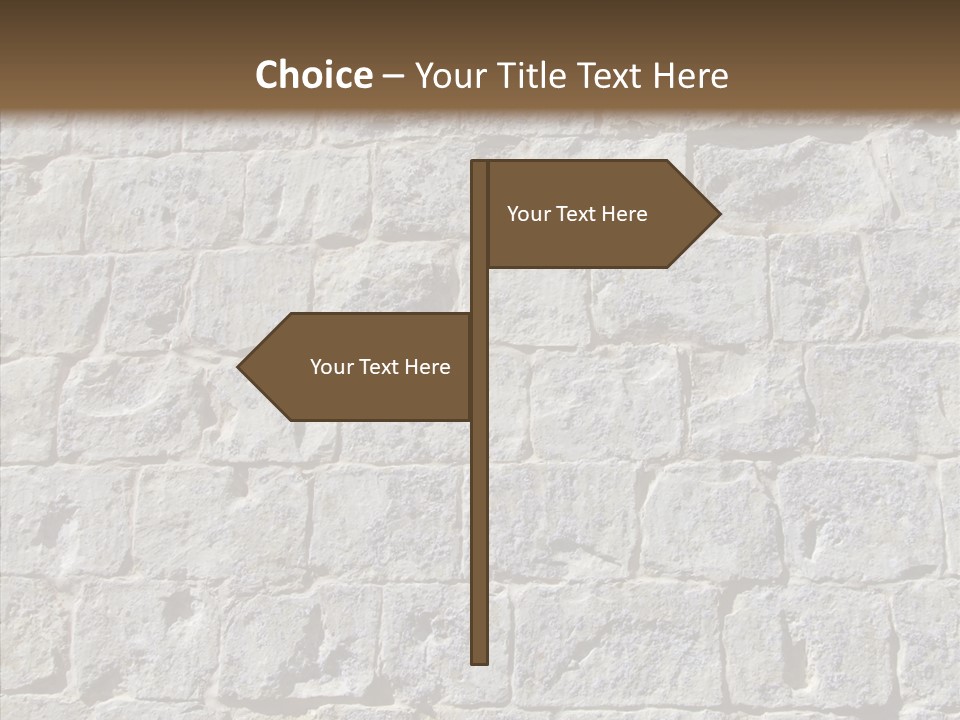 Limestone Masonry Stone PowerPoint Template