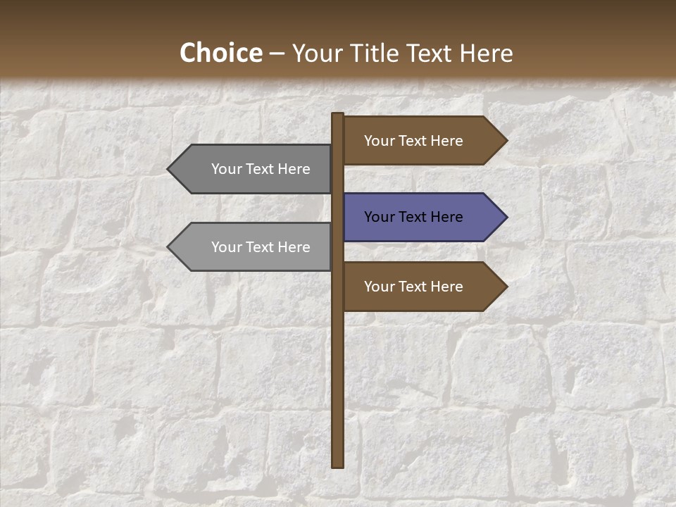 Limestone Masonry Stone PowerPoint Template