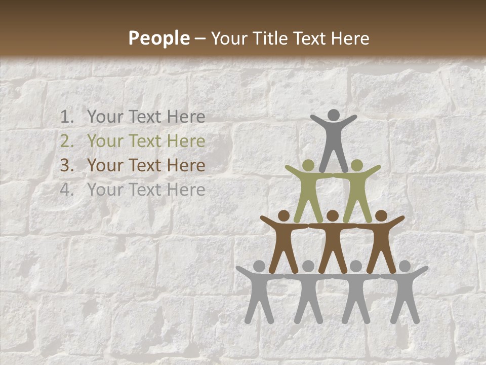 Limestone Masonry Stone PowerPoint Template