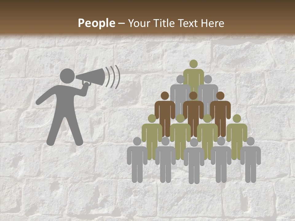 Limestone Masonry Stone PowerPoint Template