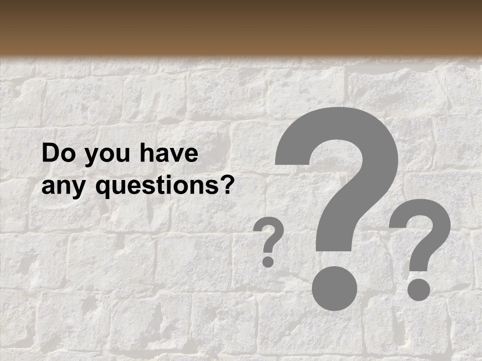 Limestone Masonry Stone PowerPoint Template