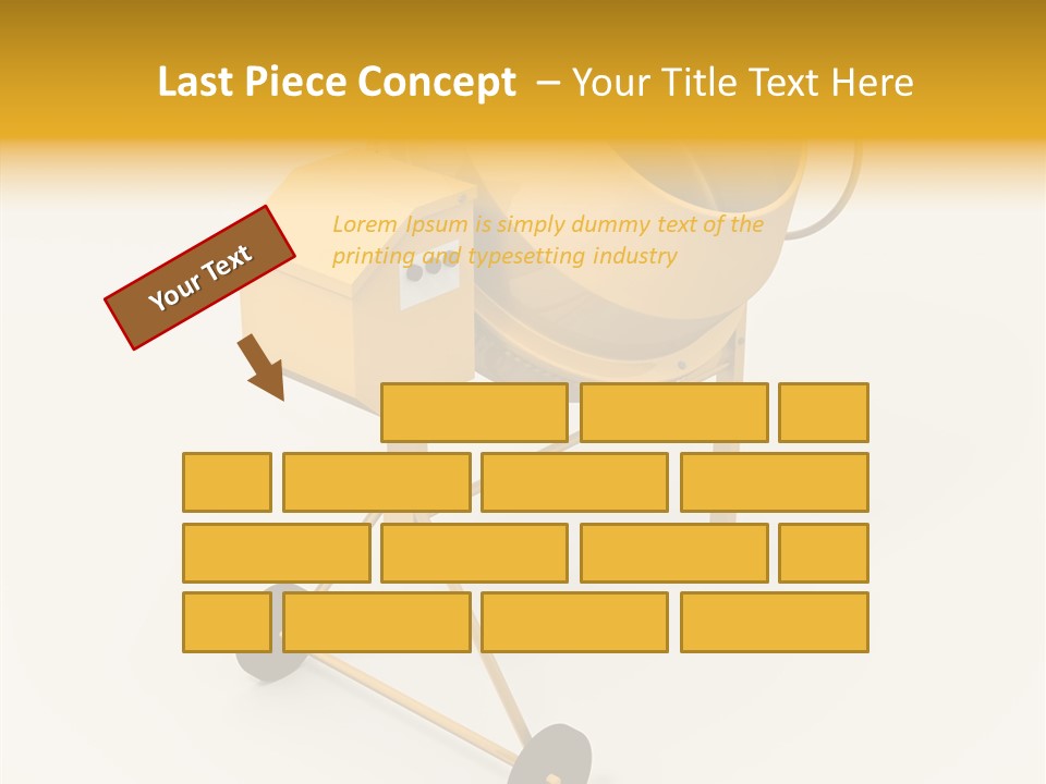 Concrete Machine Mobile PowerPoint Template
