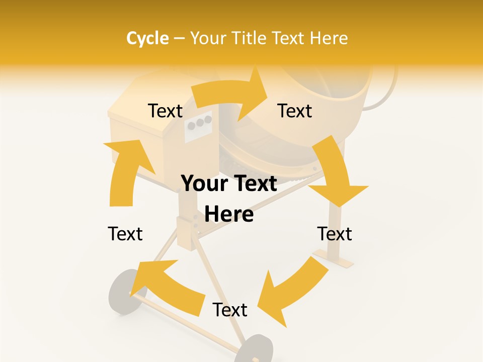 Concrete Machine Mobile PowerPoint Template