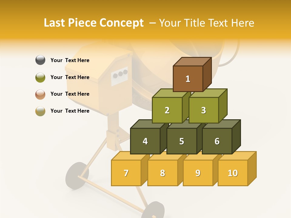 Concrete Machine Mobile PowerPoint Template