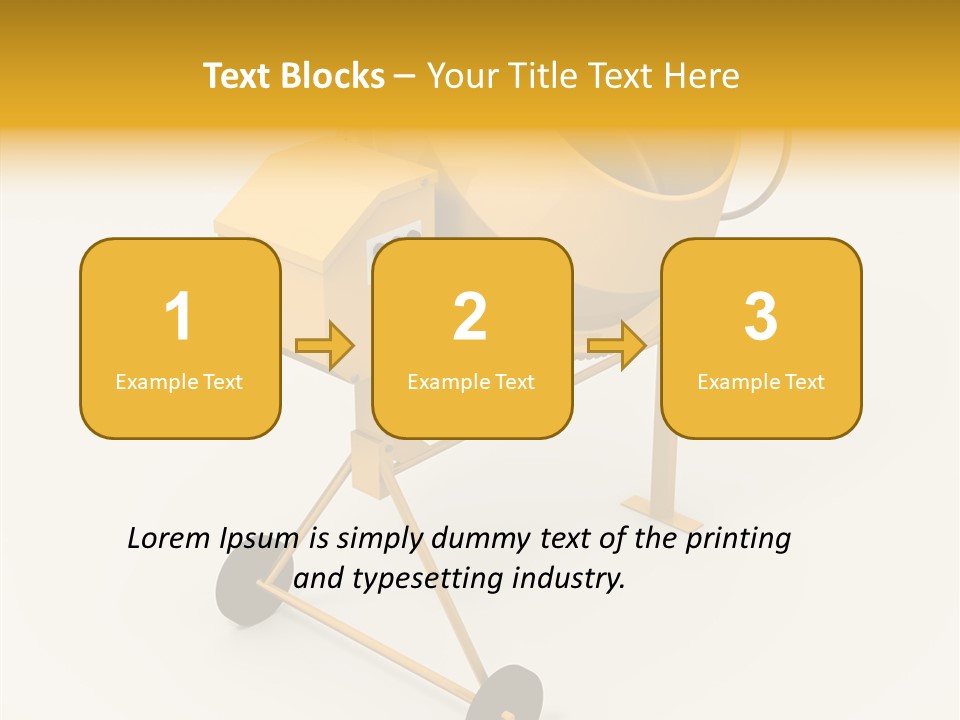Concrete Machine Mobile PowerPoint Template