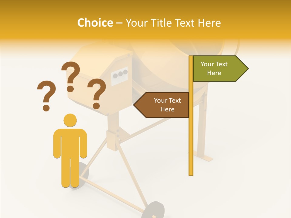 Concrete Machine Mobile PowerPoint Template