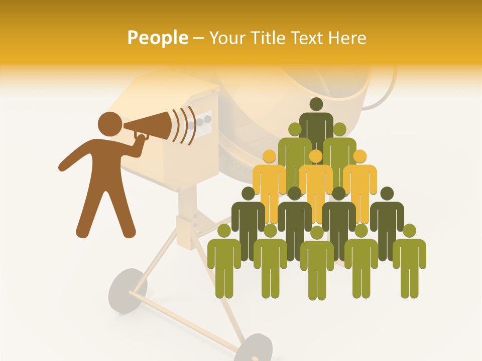 Concrete Machine Mobile PowerPoint Template