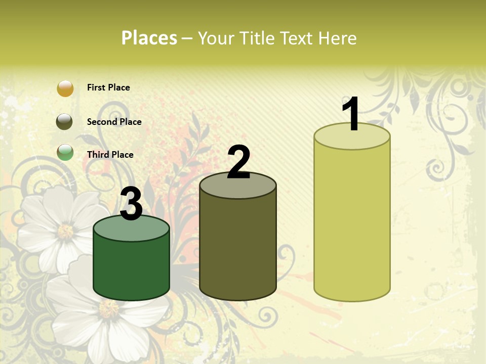 Flower Background Decorative PowerPoint Template