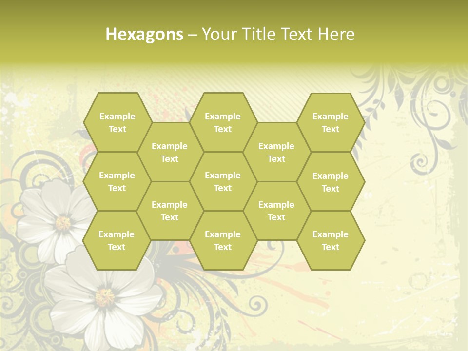 Flower Background Decorative PowerPoint Template