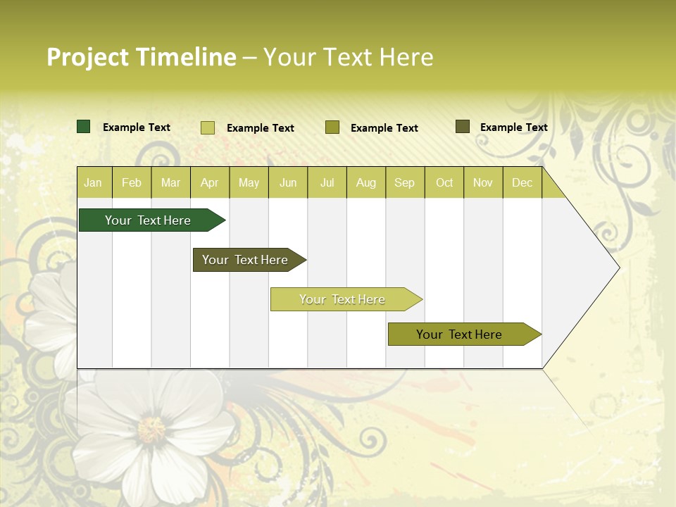 Flower Background Decorative PowerPoint Template