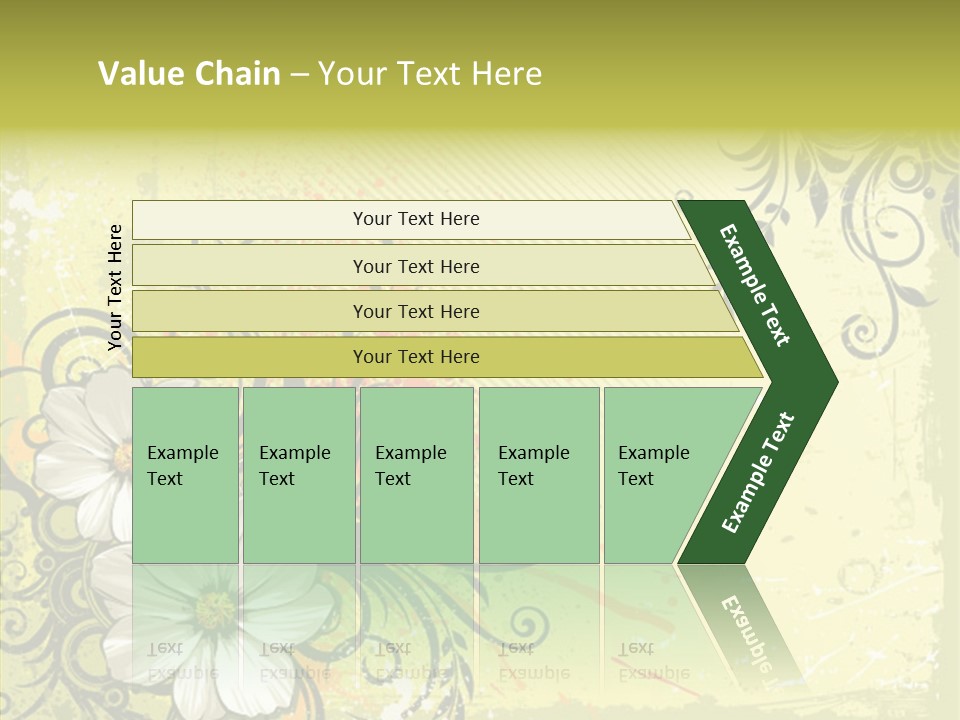 Flower Background Decorative PowerPoint Template