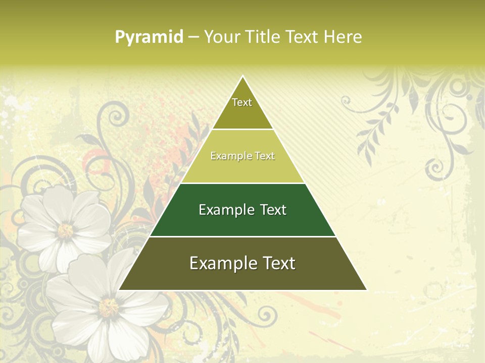 Flower Background Decorative PowerPoint Template