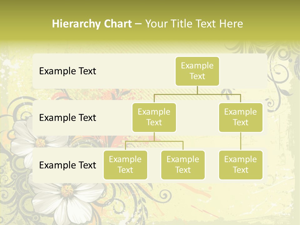 Flower Background Decorative PowerPoint Template