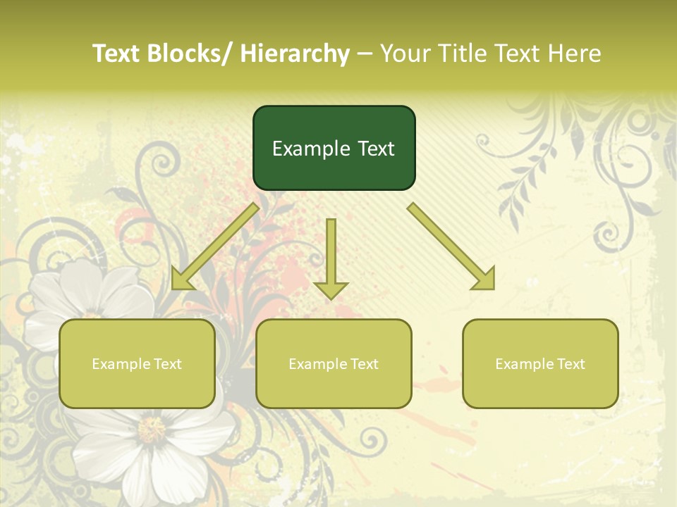 Flower Background Decorative PowerPoint Template