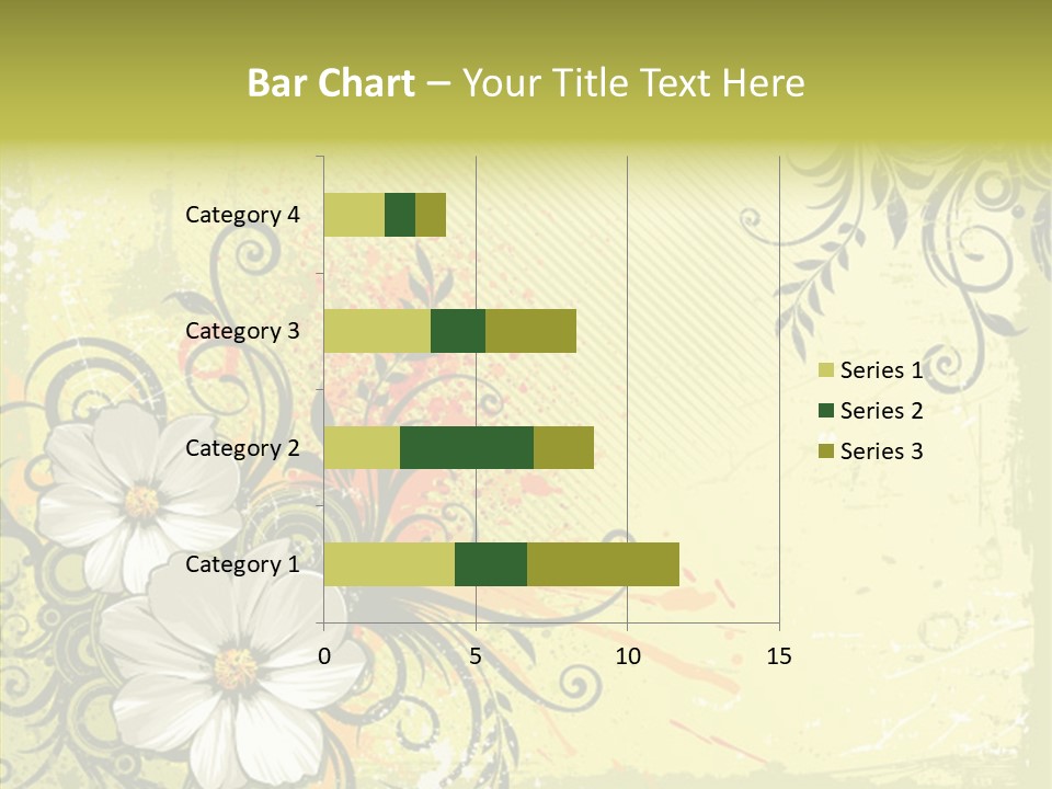 Flower Background Decorative PowerPoint Template