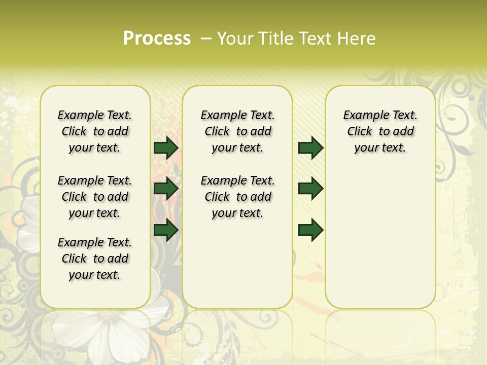 Flower Background Decorative PowerPoint Template