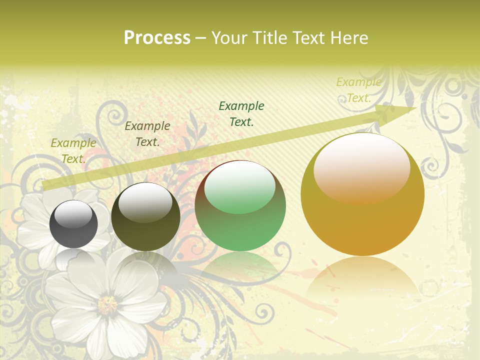 Flower Background Decorative PowerPoint Template