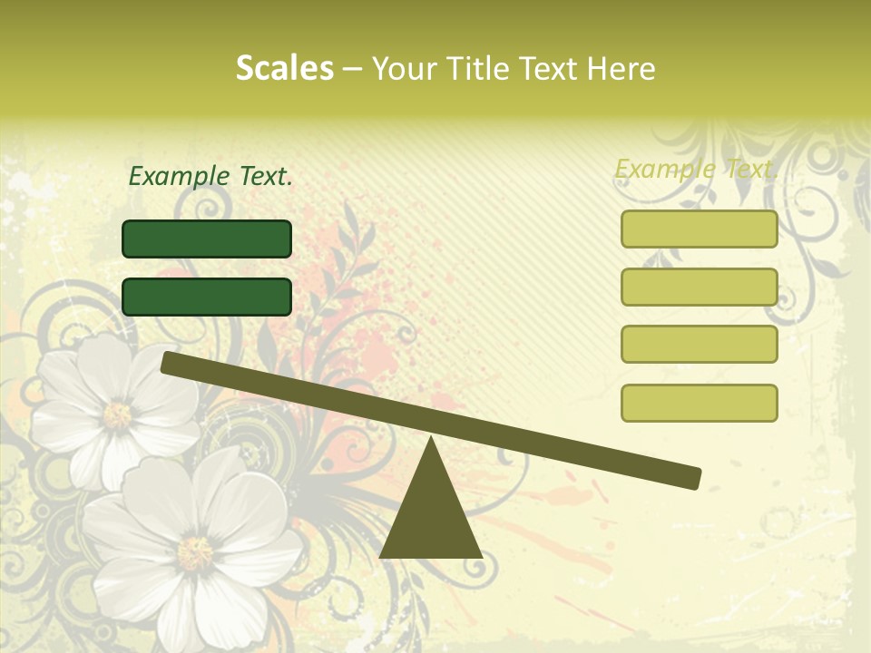 Flower Background Decorative PowerPoint Template