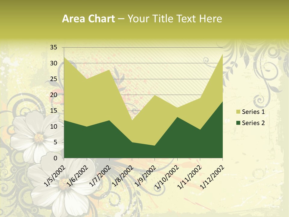 Flower Background Decorative PowerPoint Template