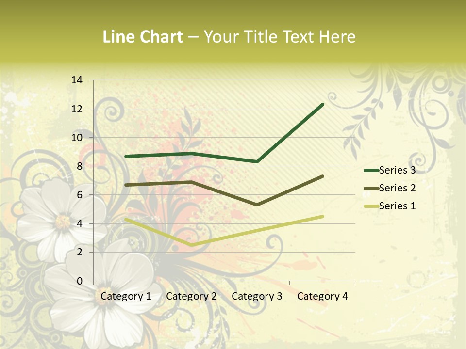 Flower Background Decorative PowerPoint Template