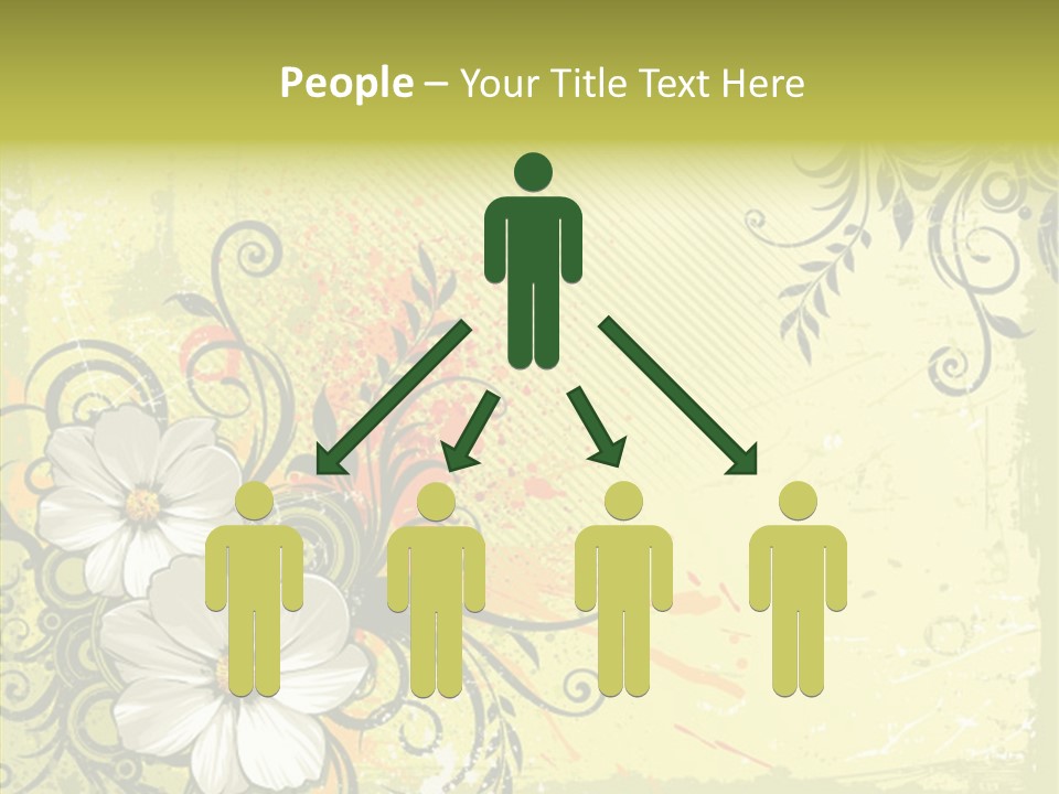 Flower Background Decorative PowerPoint Template