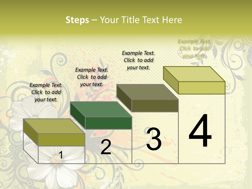 Flower Background Decorative PowerPoint Template