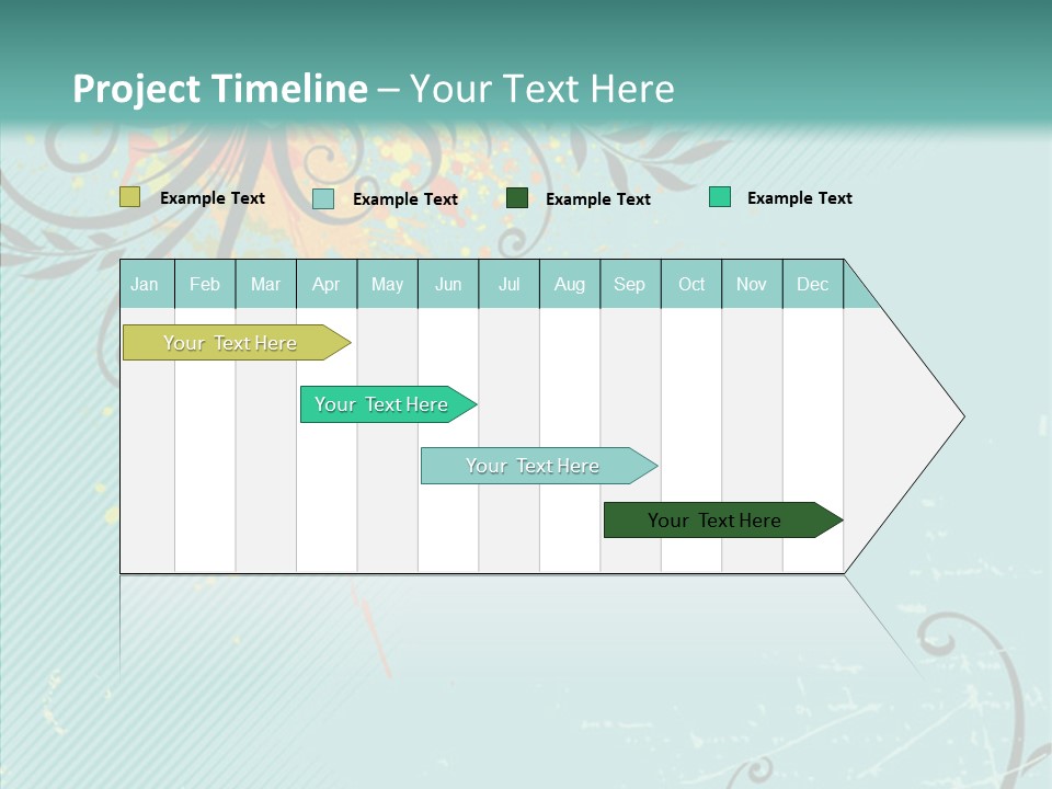 Splotches Ornament Decorative PowerPoint Template