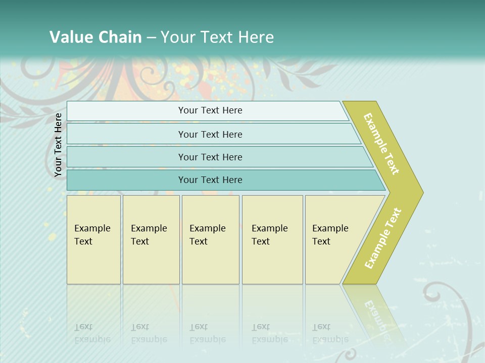 Splotches Ornament Decorative PowerPoint Template
