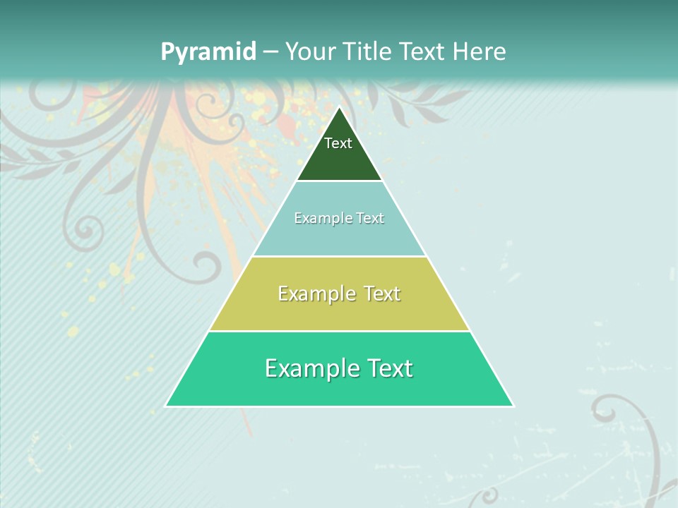 Splotches Ornament Decorative PowerPoint Template