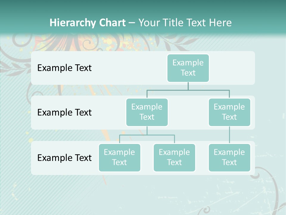 Splotches Ornament Decorative PowerPoint Template