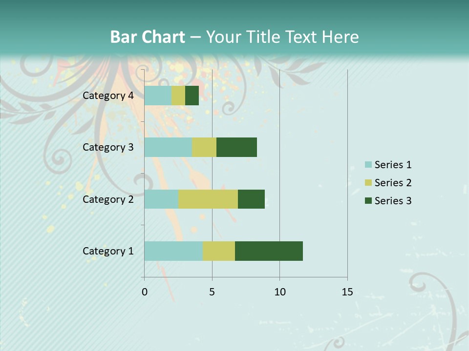 Splotches Ornament Decorative PowerPoint Template