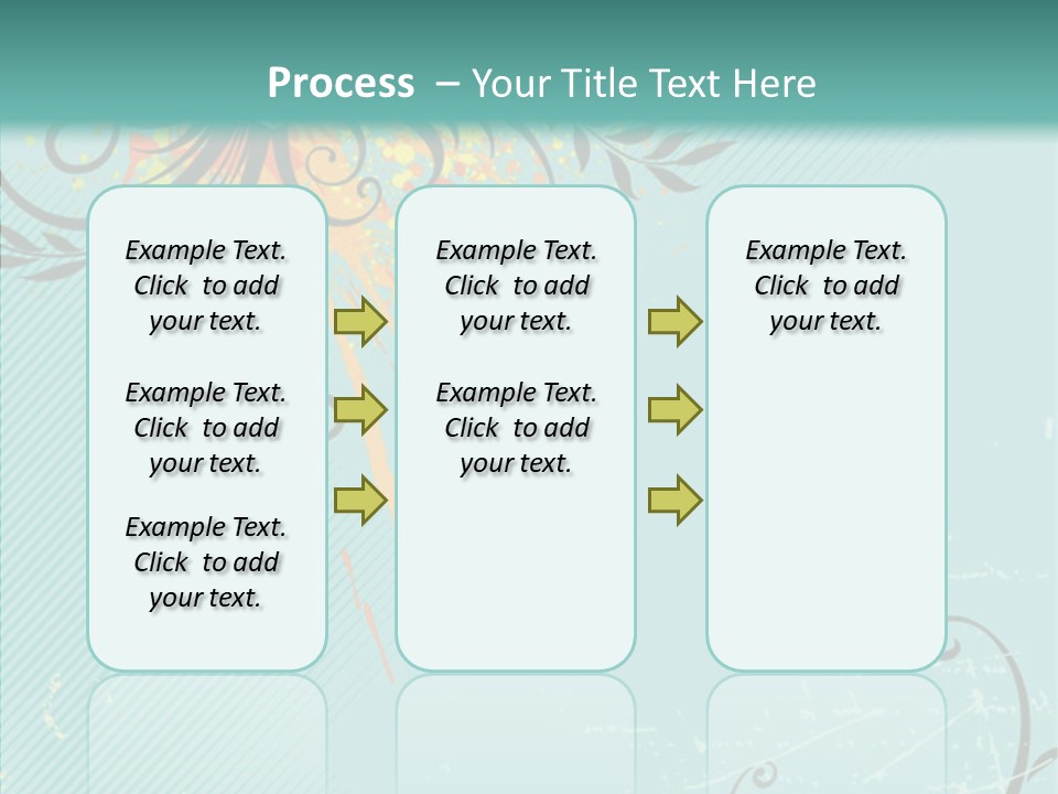 Splotches Ornament Decorative PowerPoint Template