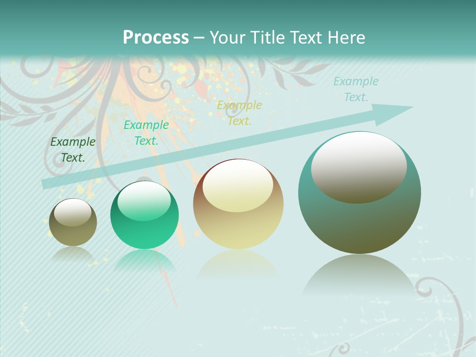 Splotches Ornament Decorative PowerPoint Template