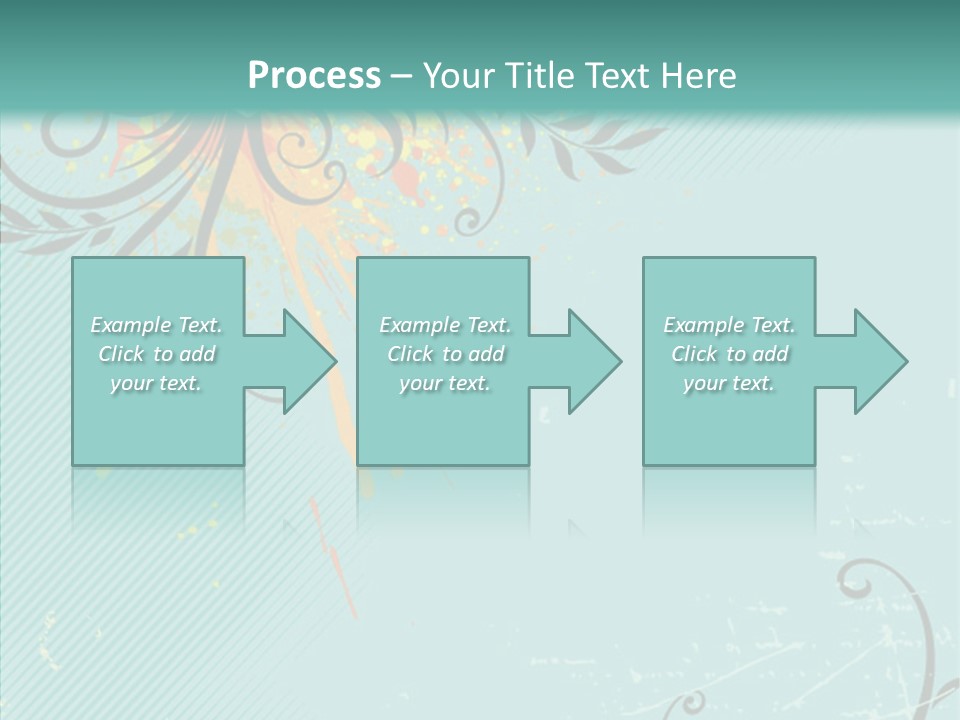 Splotches Ornament Decorative PowerPoint Template