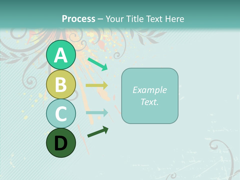 Splotches Ornament Decorative PowerPoint Template