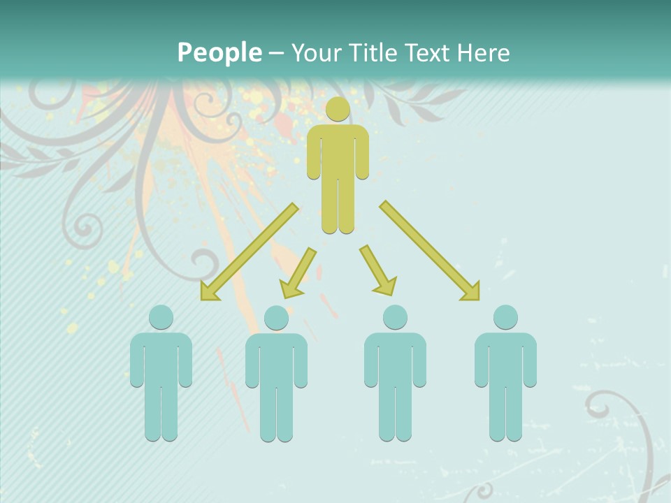 Splotches Ornament Decorative PowerPoint Template