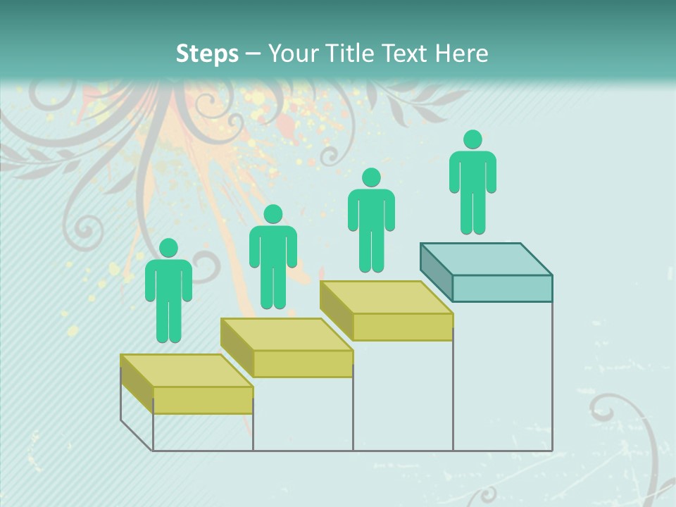 Splotches Ornament Decorative PowerPoint Template