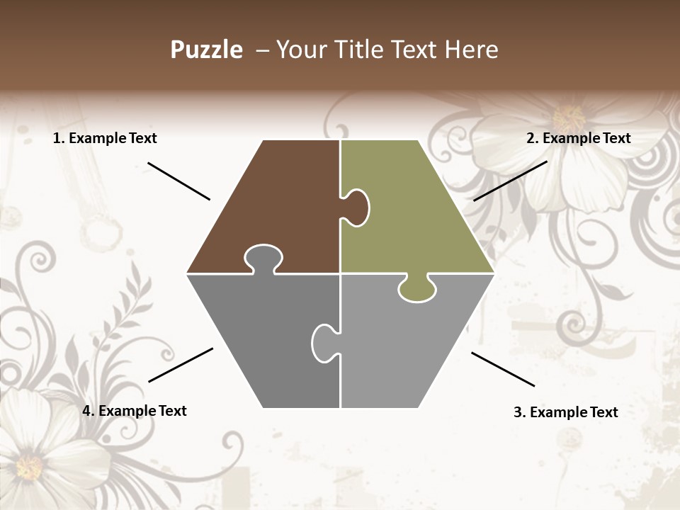 Design Label Splotches PowerPoint Template