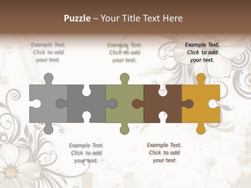 Design Label Splotches PowerPoint Template