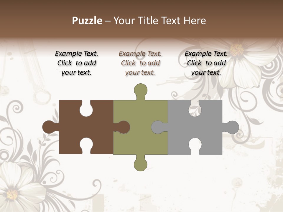 Design Label Splotches PowerPoint Template