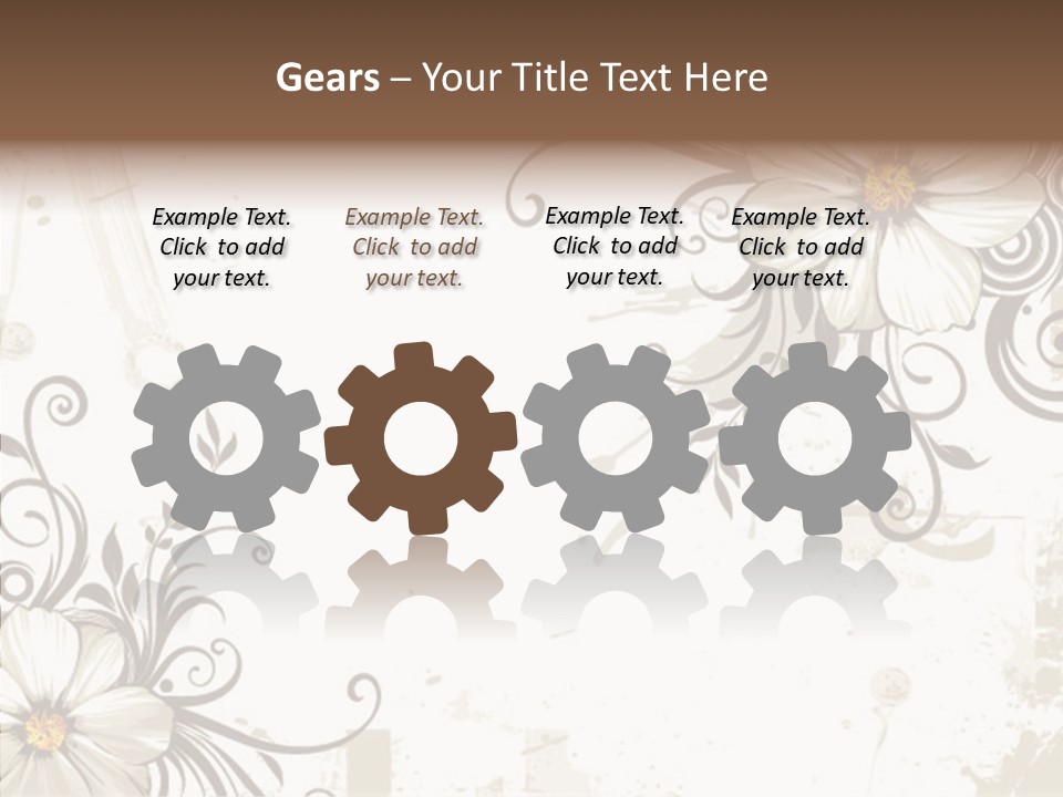 Design Label Splotches PowerPoint Template