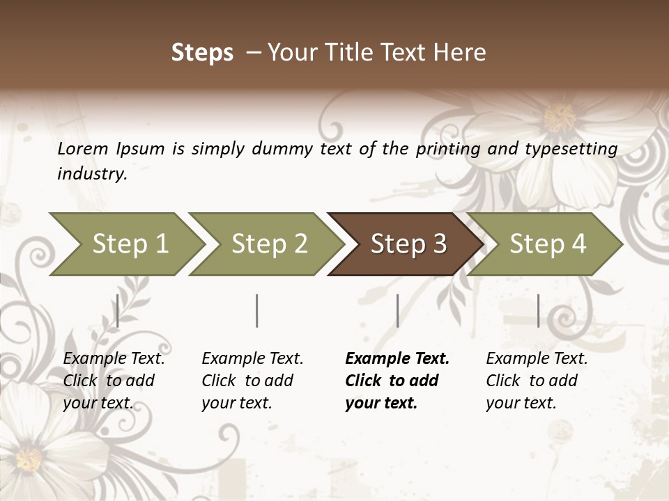 Design Label Splotches PowerPoint Template